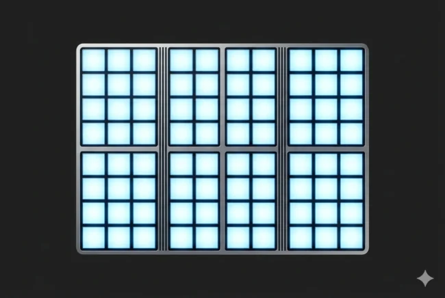 Architectural die diagram of the MediaTek Dimensity 8600 showing the massive all-big-core CPU layout.