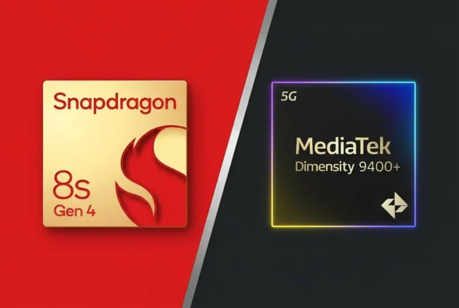 Snapdragon 8s Gen 4 vs Dimensity 9400 Plus: Specs & Review